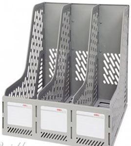 Deli giá tài liệu nhựa cứng 3 ngăn E9845