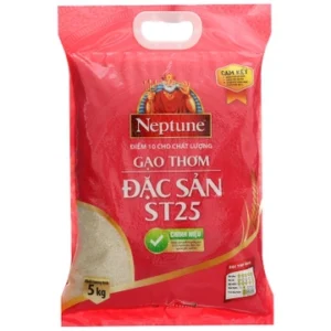 Gạo thơm đặc sản Neptune ST25 túi 5kg